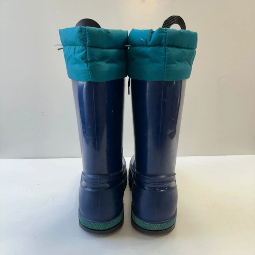 Vintage LaCrosse Winter Snow‎ Boots Insulated Waterproof Blue Teal Kids Size 5